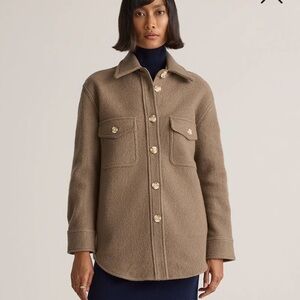 Quince 100% Merino Wool Shirt Jacket size medium